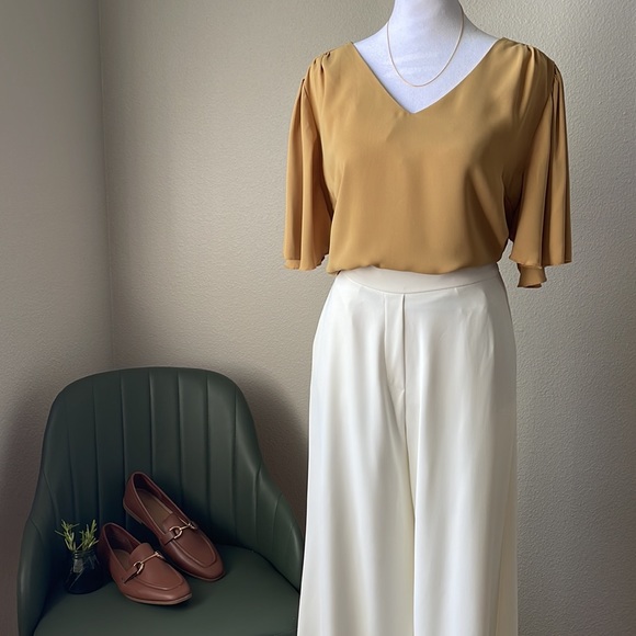 Mustard Office Approved Blouse - Picture 8 of 12